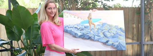 The Art of Being Present: How Surfing relates to my Coastal Oil Paintings